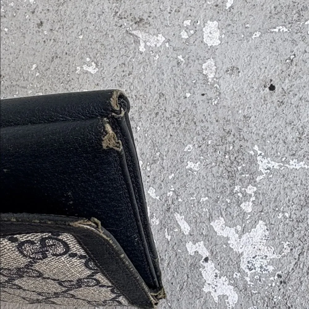 Vintage GG supreme web long wallet - Picture 7 of 9